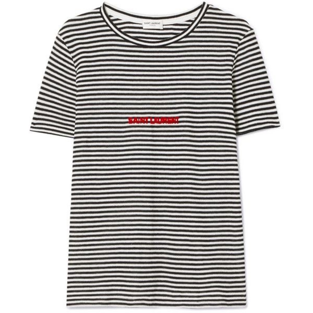 SAINT LAURENT//STRIPE TEE